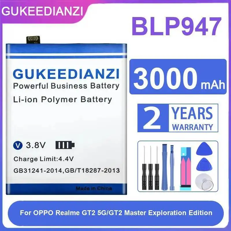 

Mobile Phone Battery BLP947 3000Mah For Oppo Realme GT2 5G Master Exploration Edition