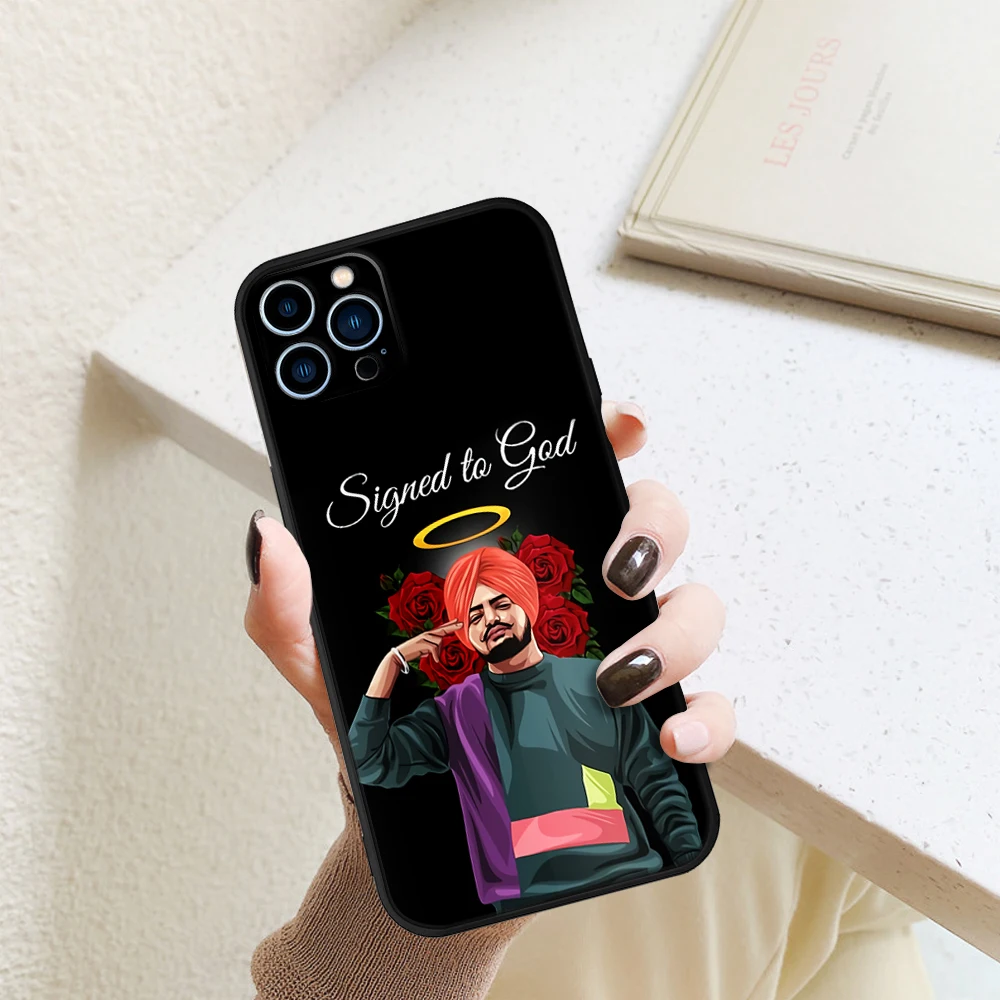 FOR IPhone Indian Rapper Sidhu Moose Wala Phone Case FOR IPhone 13 11 12 14 Pro max 8 7 14 Plus 13 Pro X MAX XR XS phone Covers