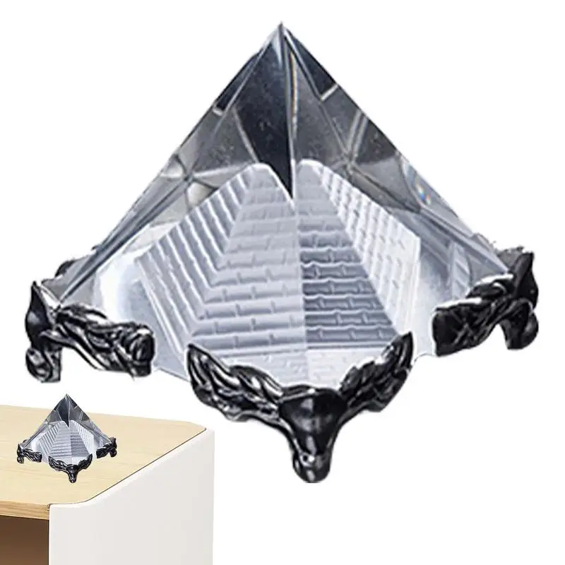 K9 Pyramid AAA Quartz Crystal Glass Pyramid Carved Pyramid Egypt Egyptian Crystal Pyramid Crystal Wipes Home Decor YW