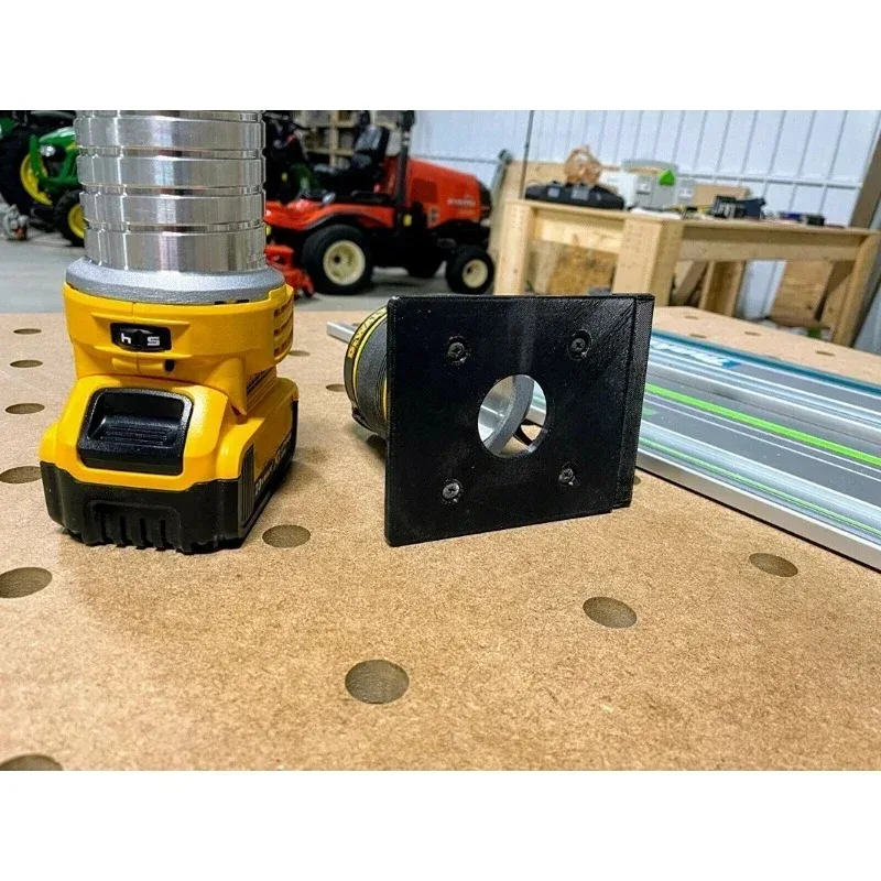 Imagem -02 - Adaptador Roteador para Dewalt Aplicável a Festool Rail Saw Guia Rail Trimmer Máquina de Gravura Assento Auxiliar Dcw600b Dwp611