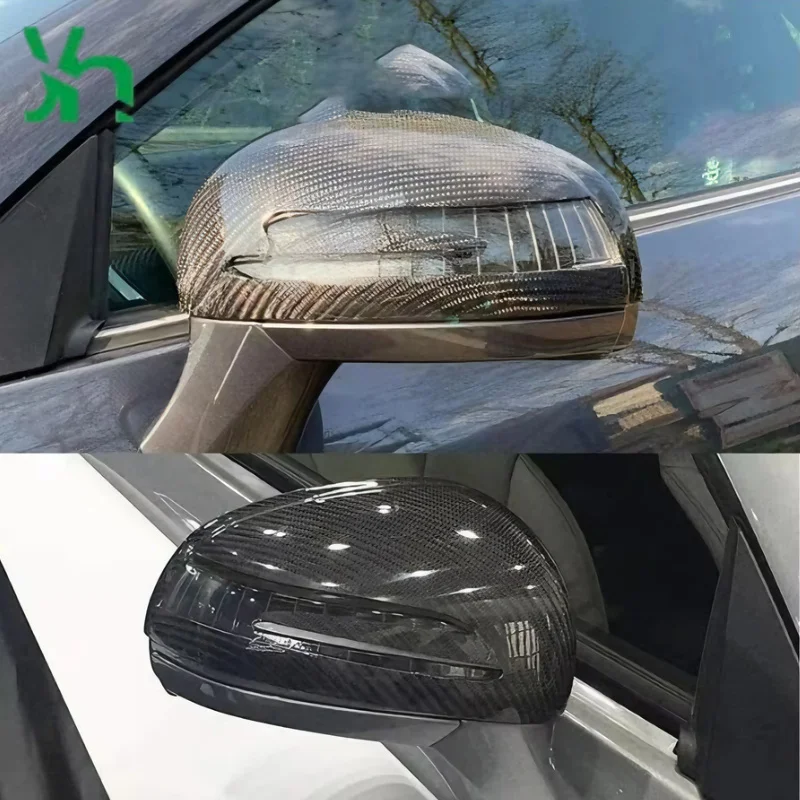 메르세데스-벤츠 SLK R172 SLC R172 SL R231 SLS C197 사이드 미러 커버 후방 미러 커버 드라이 카본 파이버 미러 커버