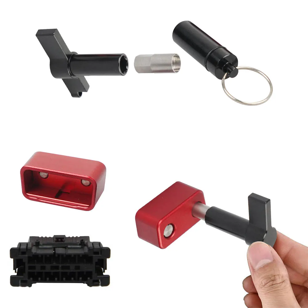 Rotes OBD2-Port-Diebstahlschutzwerkzeug, OBD-Port-Schutz für Autos/SUVs/LKWs, OBD2-Schloss-Diebstahlschutz – Detail 6