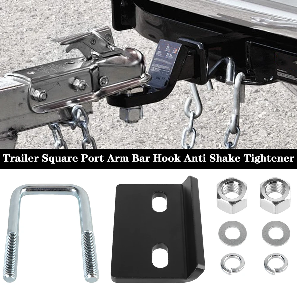 Down Tow Clamp Wobble Carrier Parts Heavy Duty Hitch Tightener 2 inch U-Bolt Stabilizer For Tow Trailer Hitches Anti-Rattle Lock