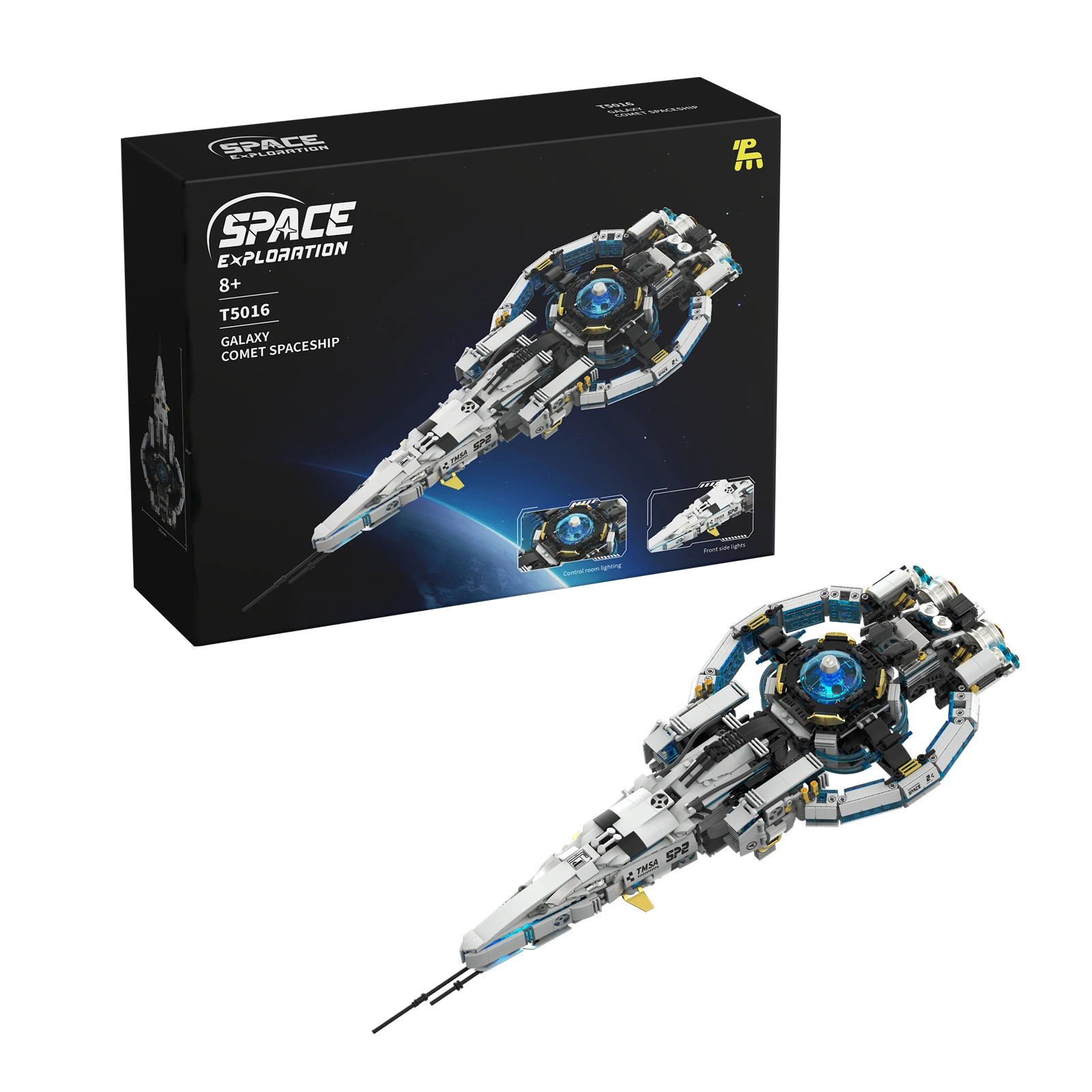 

T5016 1567 шт. космические строительные блоки Galaxy Comet модель DIY креативная игрушка