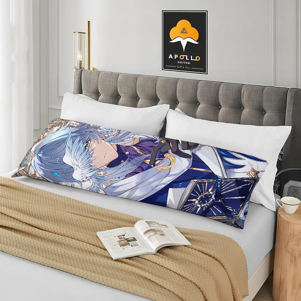Honkai Star Rail Sunday Cushion Cover Decoration Pillowcase Long Rectangle Bed Comfort Sofa Dakimakura Pillow Cover