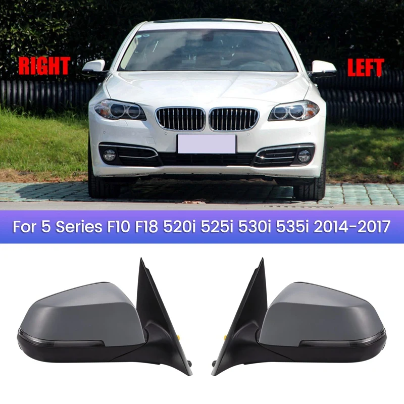 

Car Side Door Mirror Rearview Mirror For-BMW 5 Series F10 F18 520I 525I 530I 535I 2014-2017