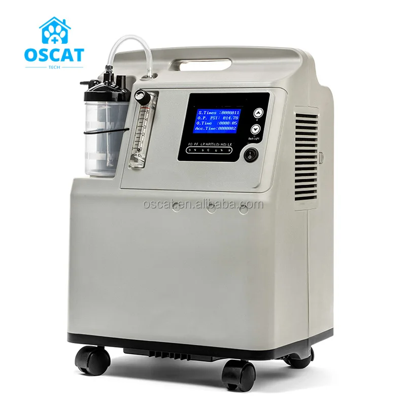 OSCAT Veterinary Machine EUR PET Fast Delivery Dual Flow Medical Grade 10L Oxygen Concentrator Jay 5b for Hospital or Home