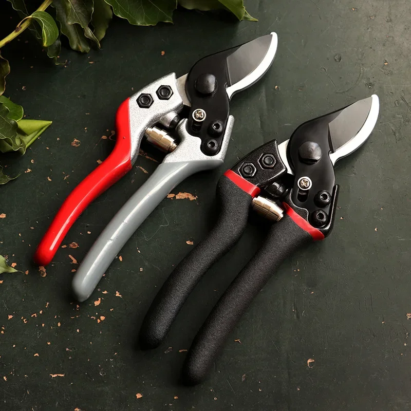 BIESUO Pruner Garden Scissors Professional Sharp Bypass Pruning Shears Tree Trimmers Secateurs Hand Clippers For Garden Scissors