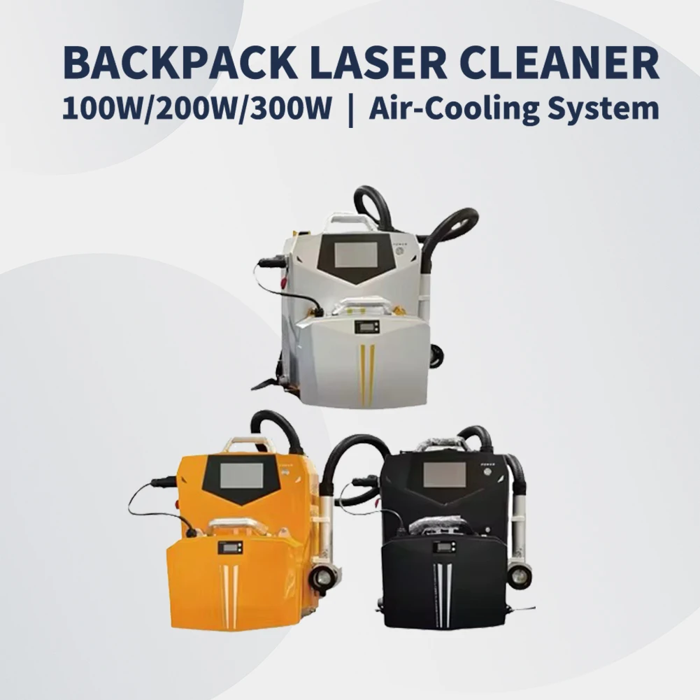 Hocheffiziente 100 W tragbare Rucksack-Puls-Reinigungsmaschine, Rostentfernungsbehälter, Autowerkstatt-Reinigung