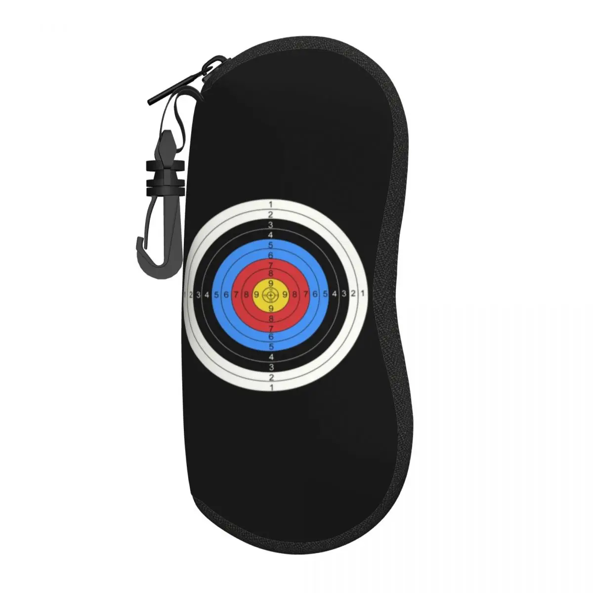 Archery And Gun Range Target Soft Case Neoprene Zipper Archer Bow Hunting Sport Shell Eyeglass Case Protective Box For Glasses