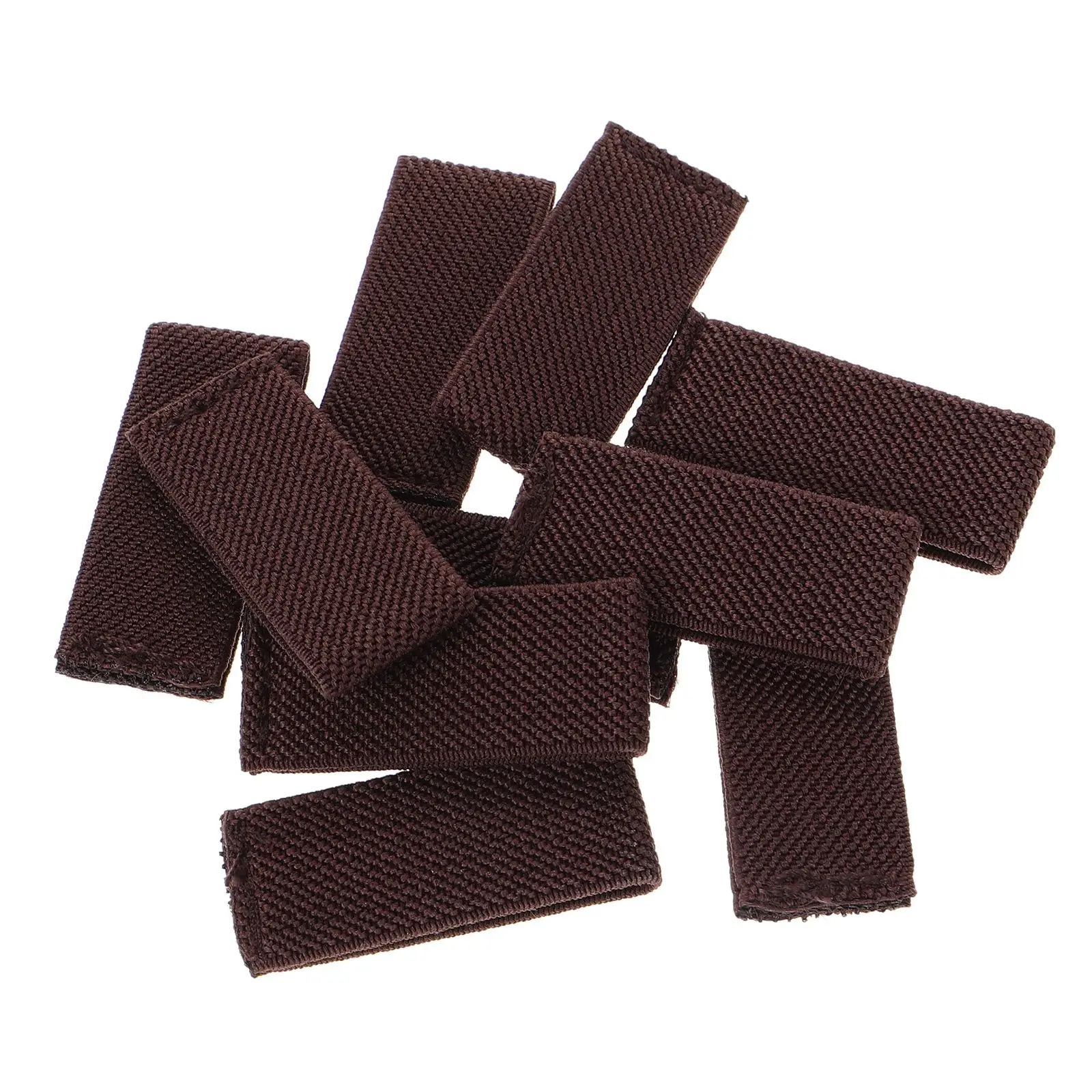 

10pcs Canvas Belt Keepers Durable Elastic Twill Design Nylon Duty Strap Extension Webbing Loops Backpack Holder Storage Tape