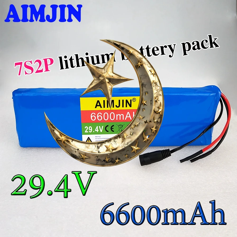 

‍♂️‍♀️7s2p 29.4V 18650 Battery Lithium Ion Battery 29.4V 6600mAh for Electric Scooters Balancing Scooter‍♀️‍♀️