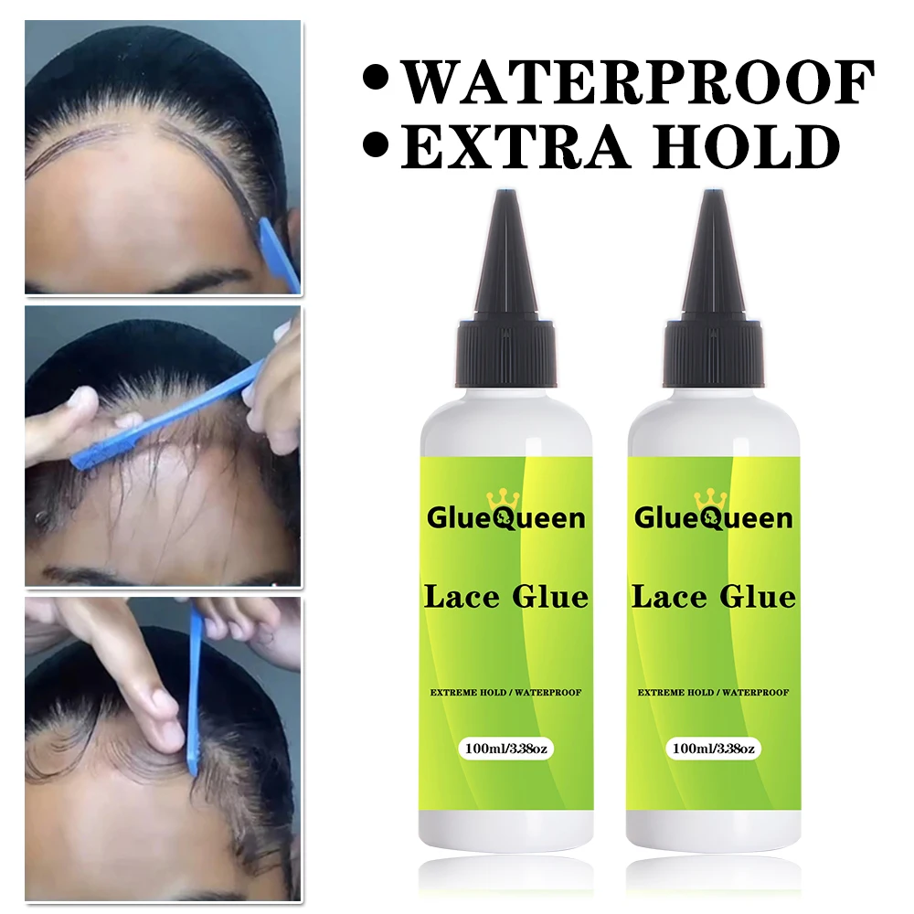 100ml Lace Front Wig Glue Waterproof Extra Strong Hair Adhesives Remover For Human Hair Wigs