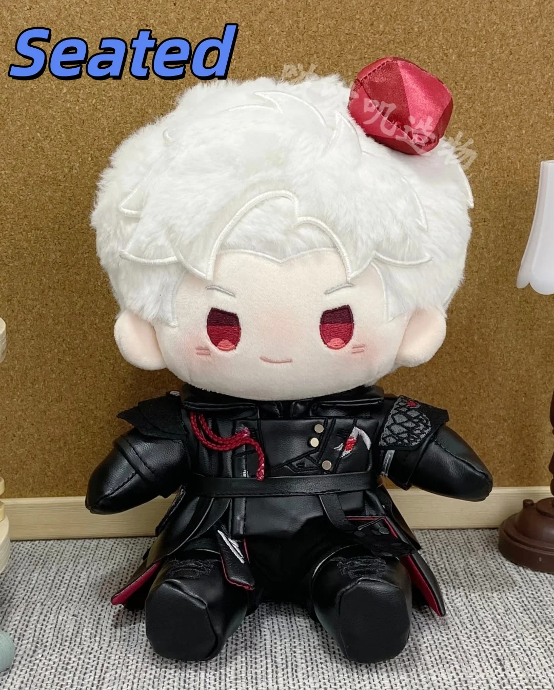 Shadow Love and Deepspace Sylus シン Black Costume Suit Fashion 20cm Plush Doll Accessories Doll's Clothes BB view 4