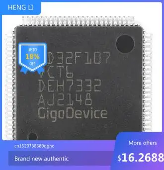 100% NEWHigh quality products GD32F107VCT6 instead of  GD32F107VC QFP100 MCU