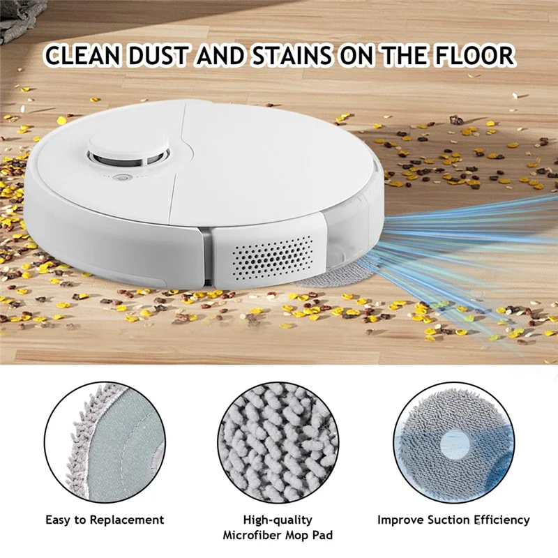 Запасная часть M04K для Roborock QV 35A / QV 35S / QR 798 / QR 588, аксессуары для роботов-пылесосов, основная щетка, ткань для швабры