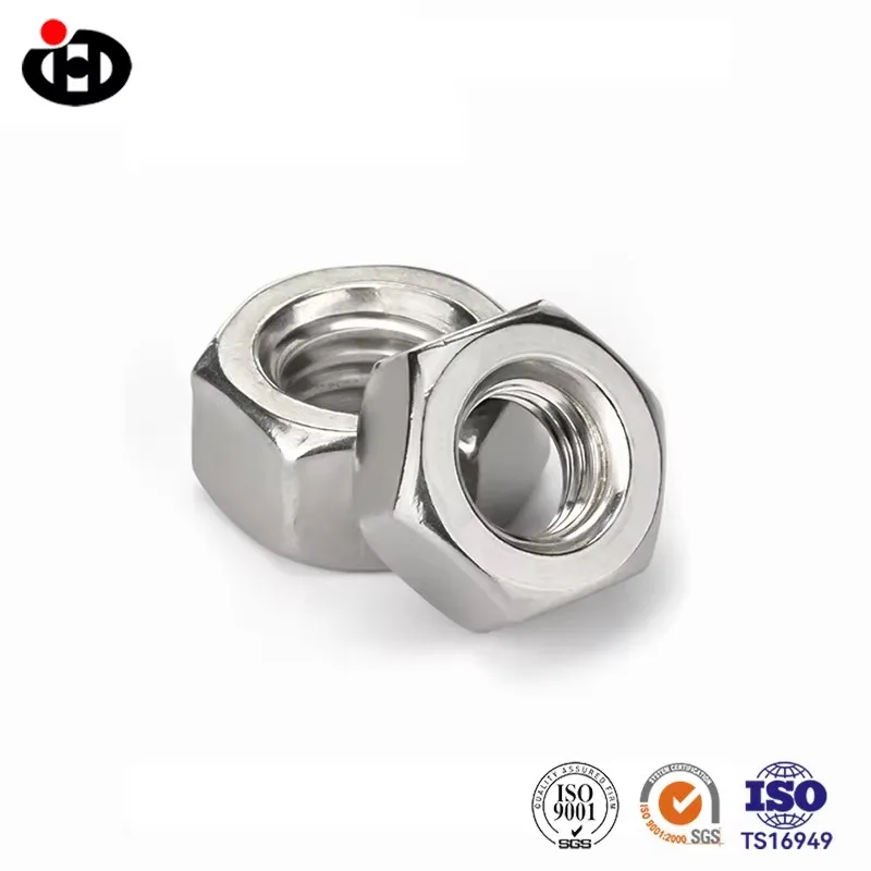 

Hex Nut DIN 934 304 Stainless Steel A2-70 ISO 4032 Hex Full Nut for Marine Food and Chemical Industry
