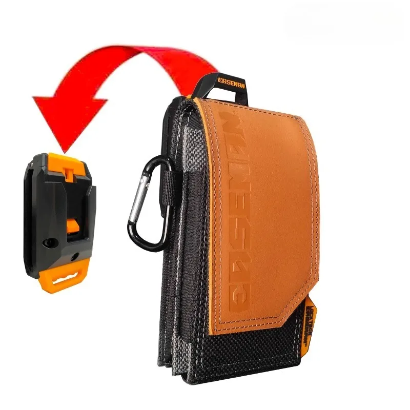 

Oxford Cloth Tool Waist Bag Outdoor Portable Mobile Phone Small Notebook Storage Bag Carpenter Spare Accessory Part Storage Bags