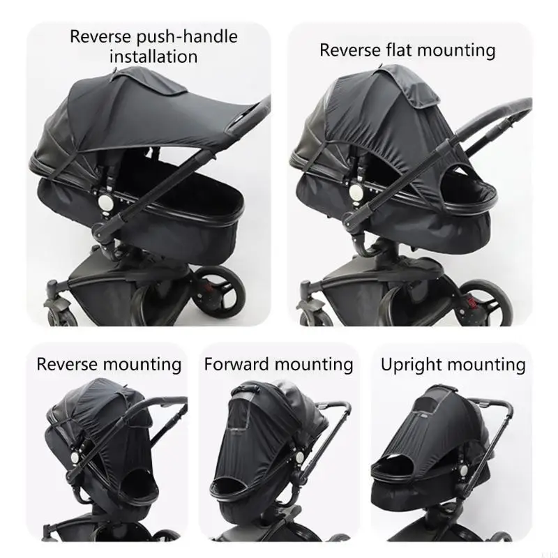 K1kc regolabile passeggino per bambini ombra da sole a baldacchino trasporto solare per carrozzina