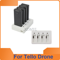 For Tello Drone Battery Charger Intelligent Battery Fast Charging Hub Drone Plug 4 in 1 Charger Drone Battery Accessories