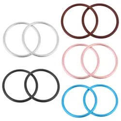 2024 New 2 Pieces Baby Sling Ring Aluminium Wrap Rings Soft for Carrier Ring Accessory for Infants Toddlers Newborn Kids Supplie