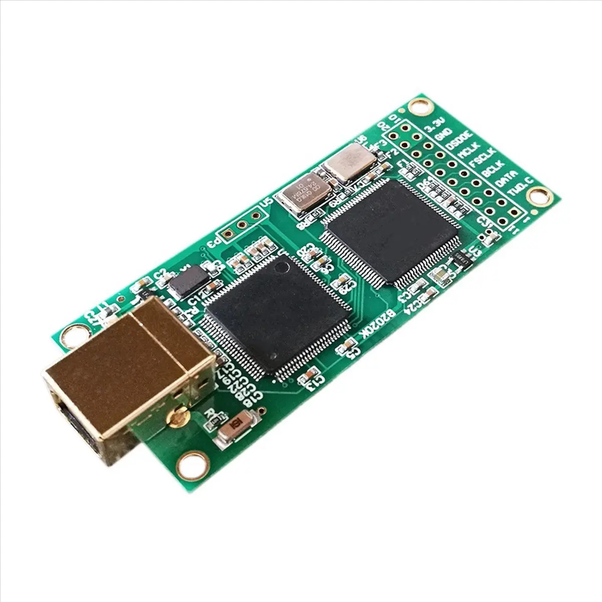BIGSALE-Amanero Combo384 Module DSD512/PCM384 32Bit for AK4497 ES9038 AK4493 Decoders (Standard Crystal)