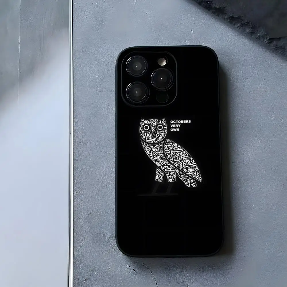 لوحة ماوس O-OVO-Cool-D-Drake لهاتف سامسونج S 24 23 22 21 20 Plus Ultra A 24 34 54 53 غطاء أسود فاخر مقاوم للغبار