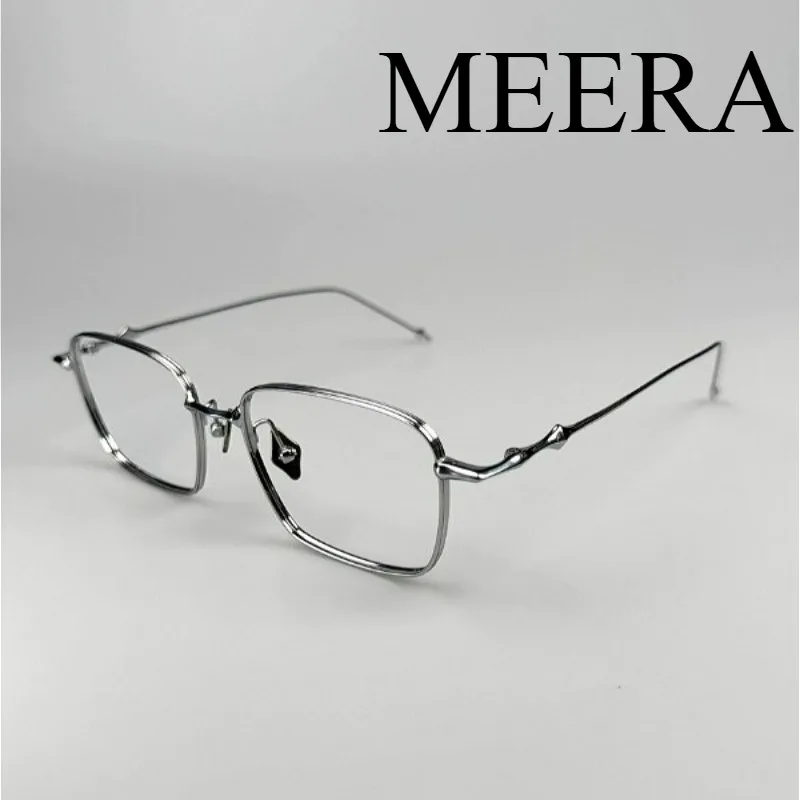 

2025 Korean Men pure Titanium Glasses Frame Fashion Male Square Ultralight Eye Myopia Prescription Eyeglasses GM Eyewear ABA