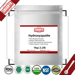50-1000g 100% Hydroxyapatite 60 Nano,Natural Teeth Whitening Powder, Tooth Stain Remover and Polisher[Latest Date]