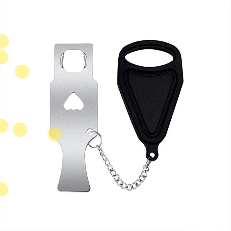 Portable Door Lock Keyless Anti-theft Hotel Lock Travel Locks Childproof Door Lock Security Home Safety view 5