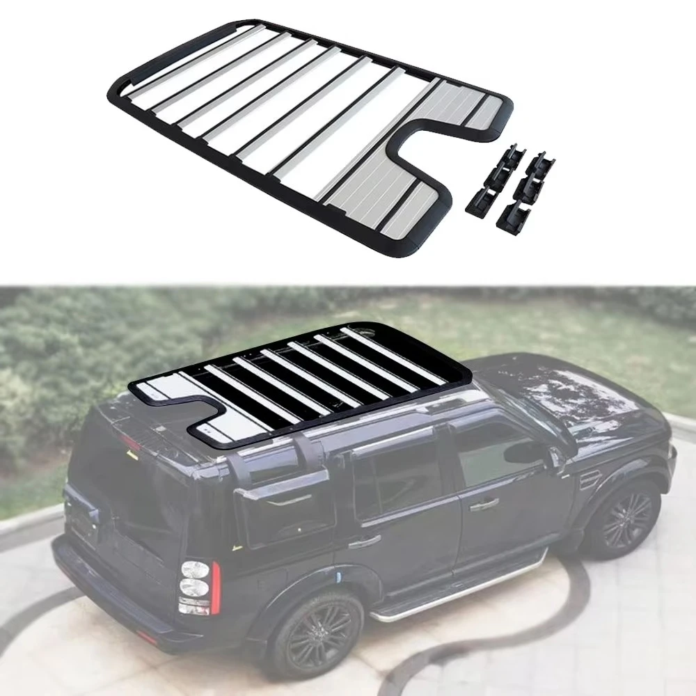 

Offroad 4x4 Auto Part Steel Chrome Roof Rack for Discovery 4 Car Accessories Roof Luggage