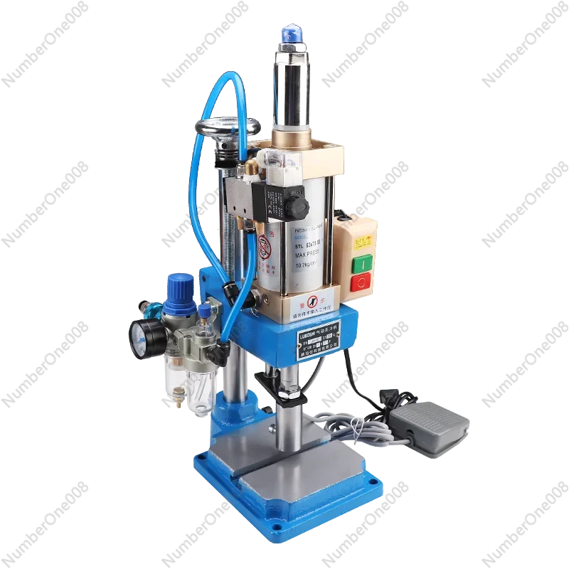 

Type 63 Fully Automatic Pneumatic Stamping Machine Desktop Single Column Press Small Pressing Machine Add Pressure Equipment