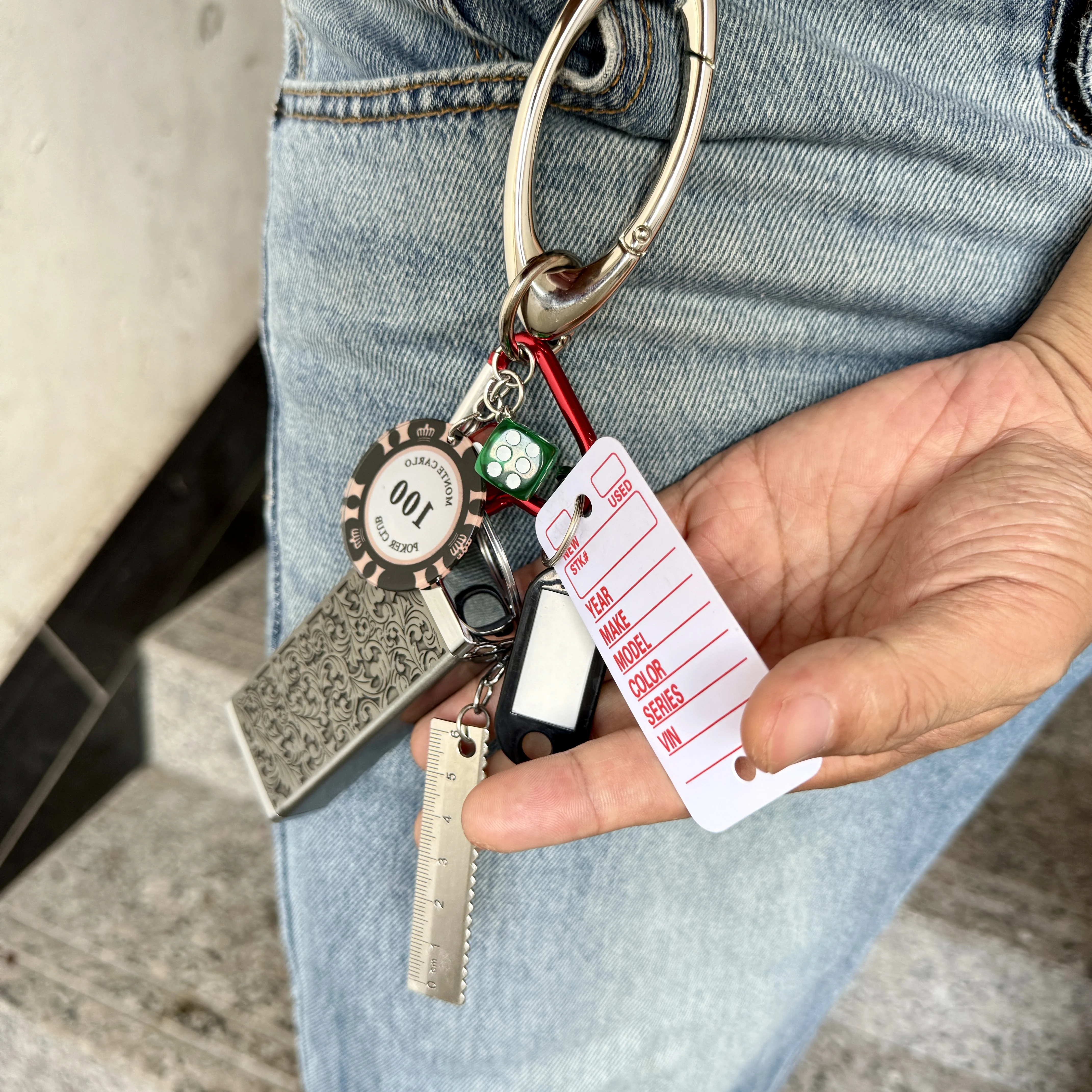 New Original Bag Charms, Multi-Element Trendy Keychains, Couple Gift Accessories