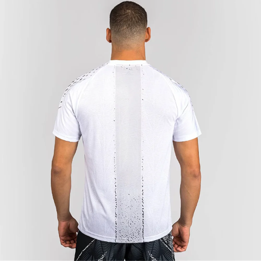 Kaos UFC terlaris musim panas 2025 untuk penggemar pertarungan, kaos olahraga ekstrem tinju ukuran besar untuk pria, atasan cepat kering