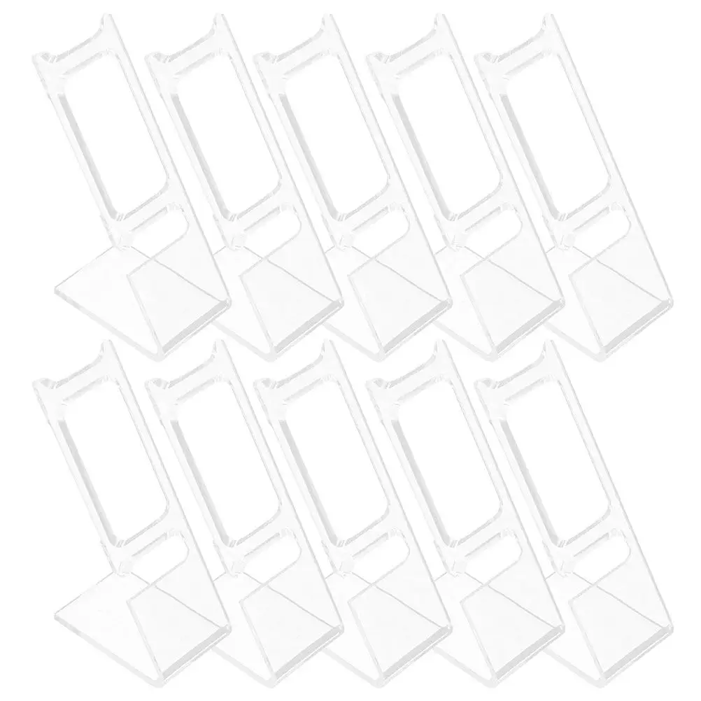 

Подставка для часов, 50 шт., прозрачный пластиковый держатель-органайзер, устойчивая подставка-витрина для часов, ювелирных изделий, для дома и магазина