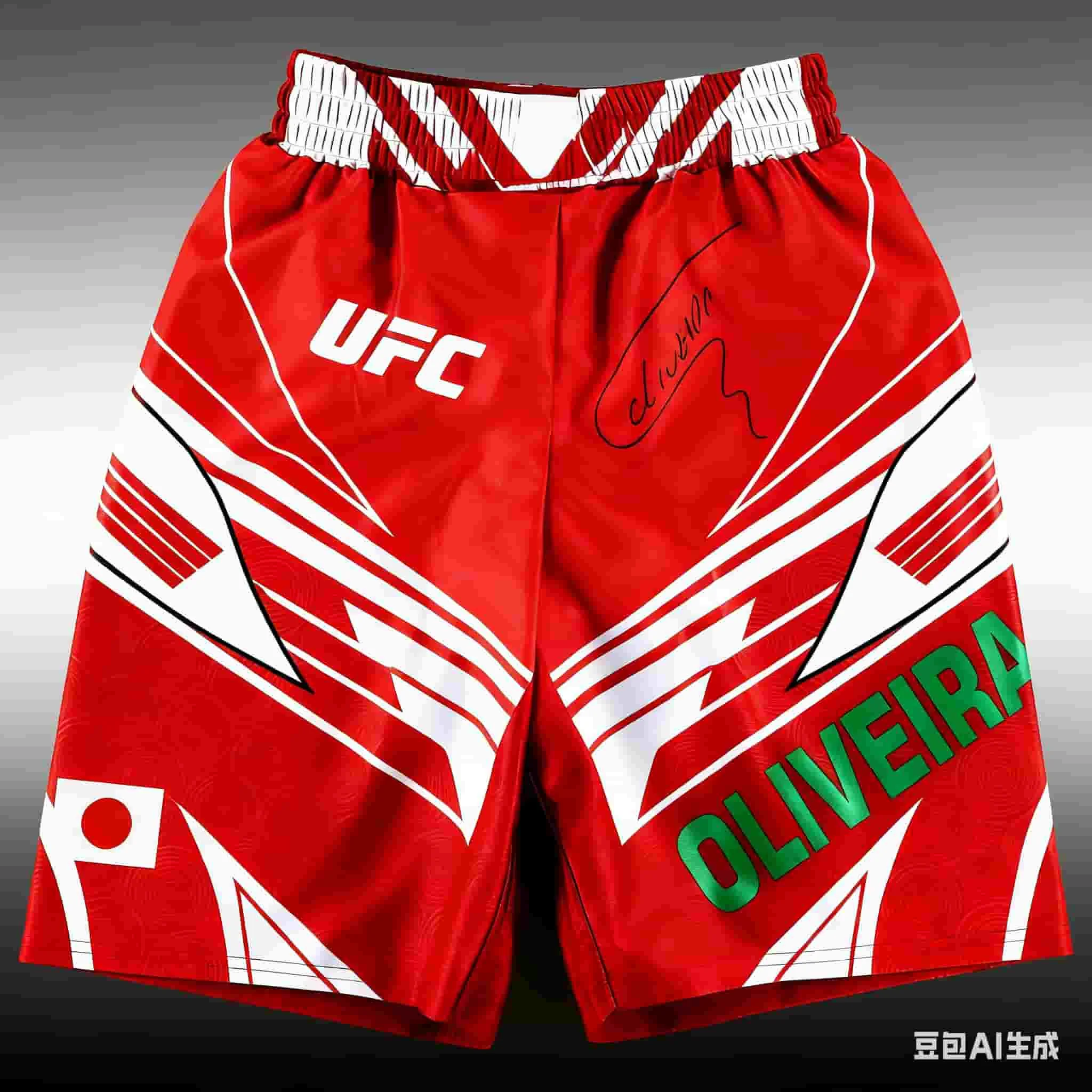 

Шорты для единоборств UFC в стиле ретро с автографом Чарльза Оливиры, Do Bronx, для мужчин и женщин, для ММА, восьмиугольной клетки, увеличенного размера, для тренировок по джиу-джитсу