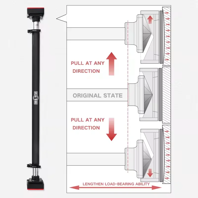 

Custom Wall/Doorway Pull Up Bar Innstar Home Gym Fitness Chin Up Trainer