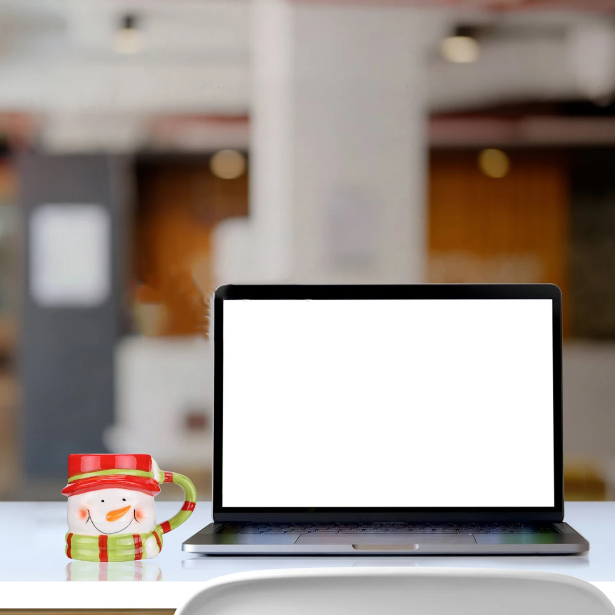 

Winter Novelty Christmas Mugs Snowman Cup Large Frosty Cups for Coffee Water Ceramic