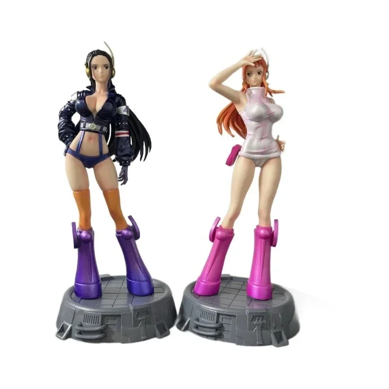 Cabeza de huevo Arco Nami Nico Robin figuras pintadas a escala cabeza de huevo Nami Robin GK modelo estatua de Pvc modelos de colección de escritorio