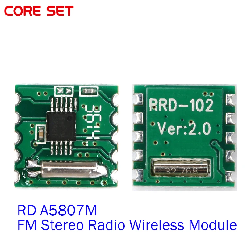 2PCS FM Stereo Radio RDA5807M Wireless Module For Arduino RRD-102V2.0 For Arduino RRD-102 V2.0 2.7-3.6V DC RDA5807