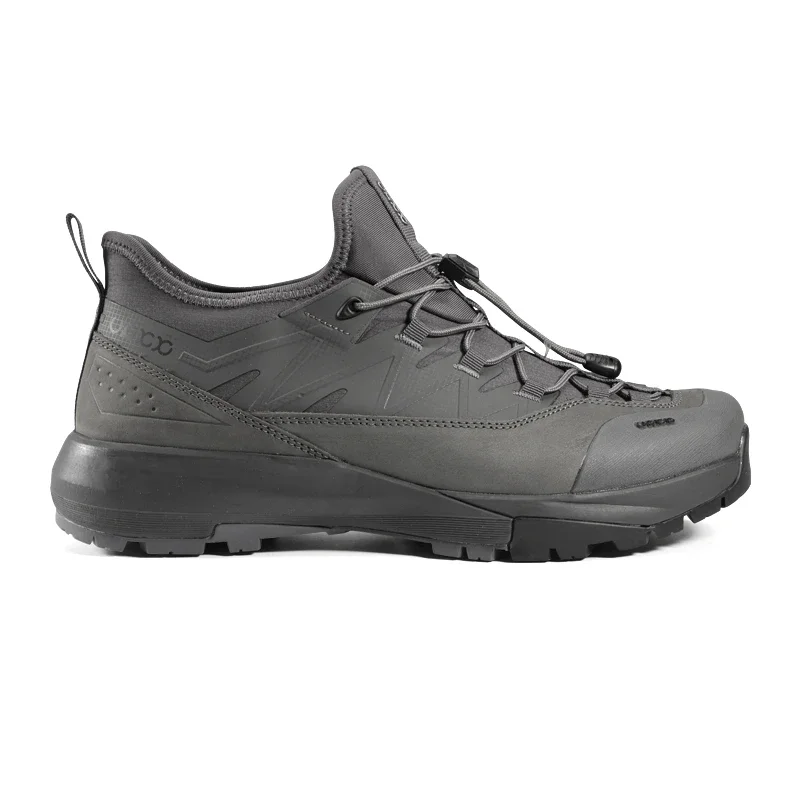 Leather Shoes Men Luxury Commuter Sneaker Elastic Buckle Waterproof Outdoor Hiking Camping Running Walking Travel Loafers Chic