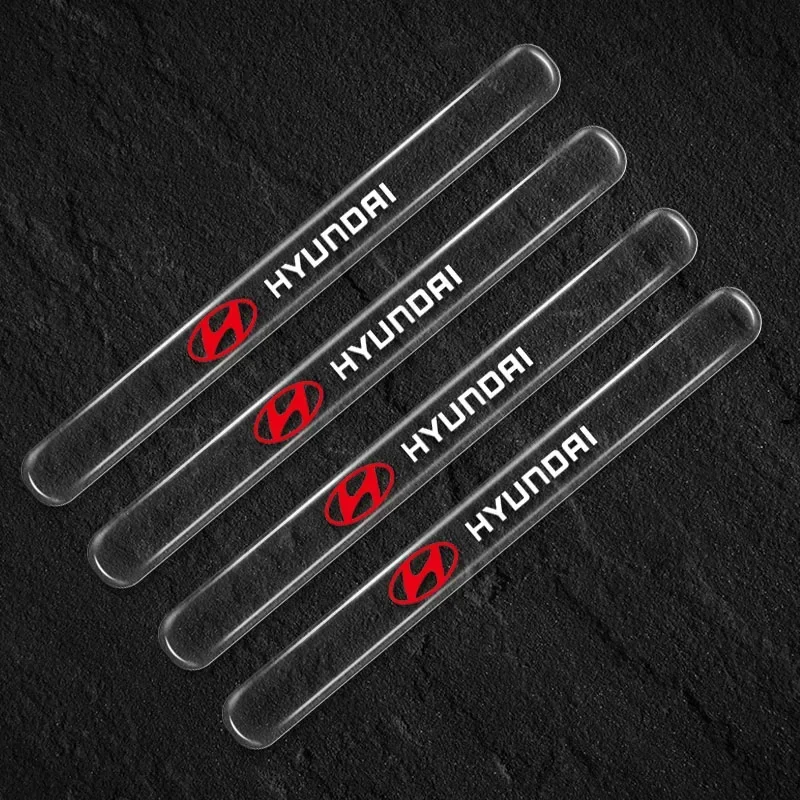 4 قطعة باب السيارة السلطانية طبقة حماية المضادة للخدش ملصقات السيارات لشركة هيونداي سوناتا إلنترا توكسون كريتا I30 Ix35 I40 IX20 سلع السيارات #3