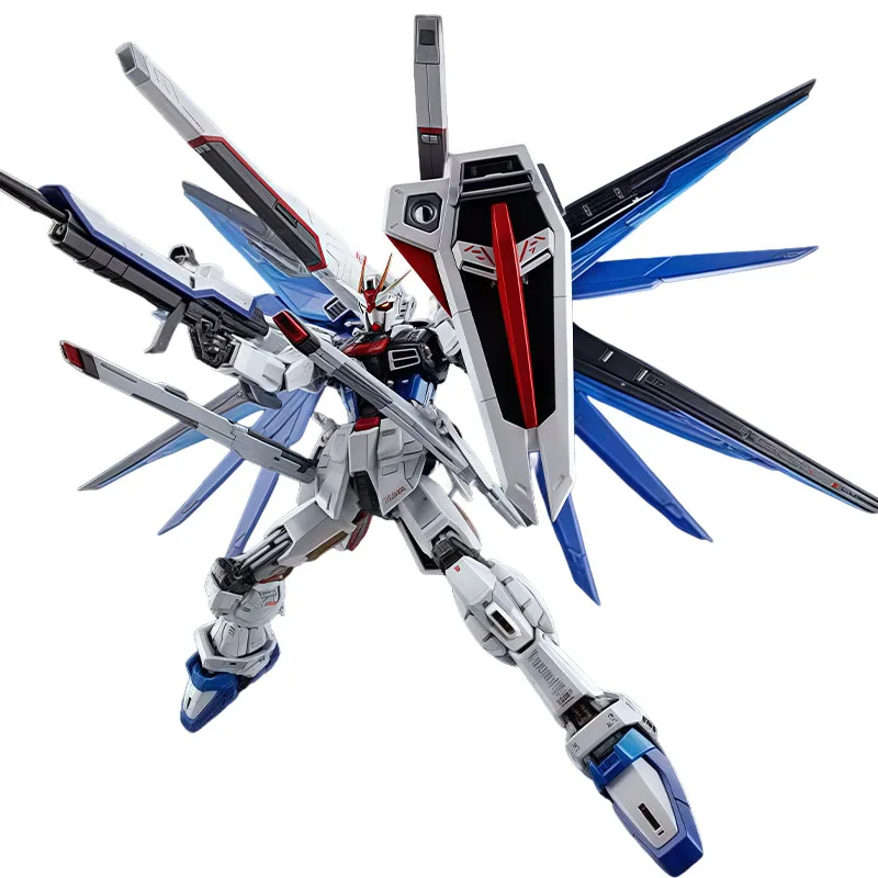 Bandai Originele Chogokin ZGMF-X10A Vrijheid Gundam GCP Versie 18 CM Anime Actiefiguren Speelgoed voor Jongens Kerstcadeau Collectible