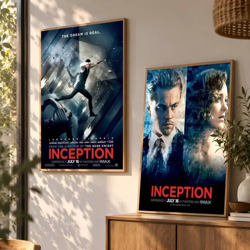 Science Fiction Film I-InceptionS Movie Poster Wall Art Home Decor Living Room Bedroom Office Dorm Apartment Gift