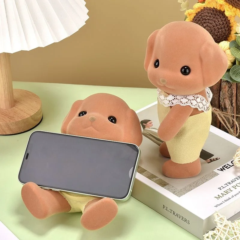 Unofficial 21cm Forests Familys Animal Movable Limbs Figure Phone Stand Holder Ornament Cute Room Desktop Decor Birthday Gift