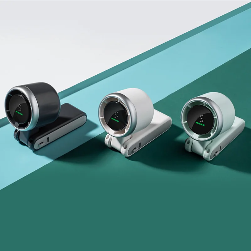 مروحة يدوية صغيرة توربو مروحة USB سطح المكتب مروحة فرش السيارات المحمولة معلقة الرقبة مروحة صغيرة التخييم تسلق الجبال