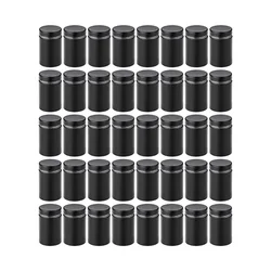 Stainless Steel Advertise Fixing Screw Black Dia 12mm For Acrylic Picture Frame Glass Sign Standoff Nail Wall Mount Pack of 20