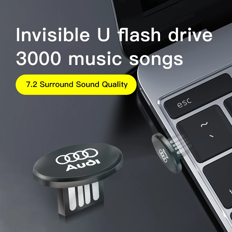 Car Logo U Disk Flash Drive Type C USB Memory For Audi A1 A2 A3 A4 A5 A6 A7 A8 Q1 Q2 Q3 Q4 Q5 Q6 Q7 Q8 TT RS3 S5 C6 B9 B6 S3 S1