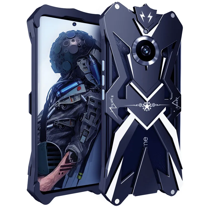 Original Zimon Luxury New Thor Heavy Duty Armor Metal Aluminum Phone Cases For Oppo Realme 11 Pro Plus Gaming Cover Case