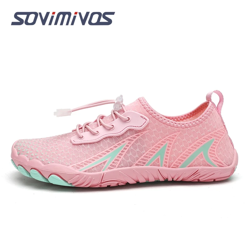 2022 Aqua Shoes Men Non-slip Fishing Quick-drying Breathable Water Shoes Diving Walking Mesh Sport Rubber Sneakers barefoot shoe